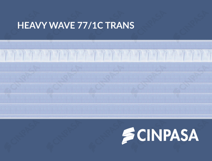 Cinta Onda Perfecta Reforzada con 1 Bolsa tipo C Transparente